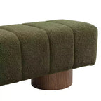 Banc de salle à manger multifonctionnel contemporain Christopher Knight Home Gale 50 en chenille