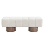 Banc de salle à manger multifonctionnel contemporain Christopher Knight Home Gale 50 en chenille