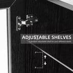 Meuble d'appoint en bois PexFix avec étagères réglables