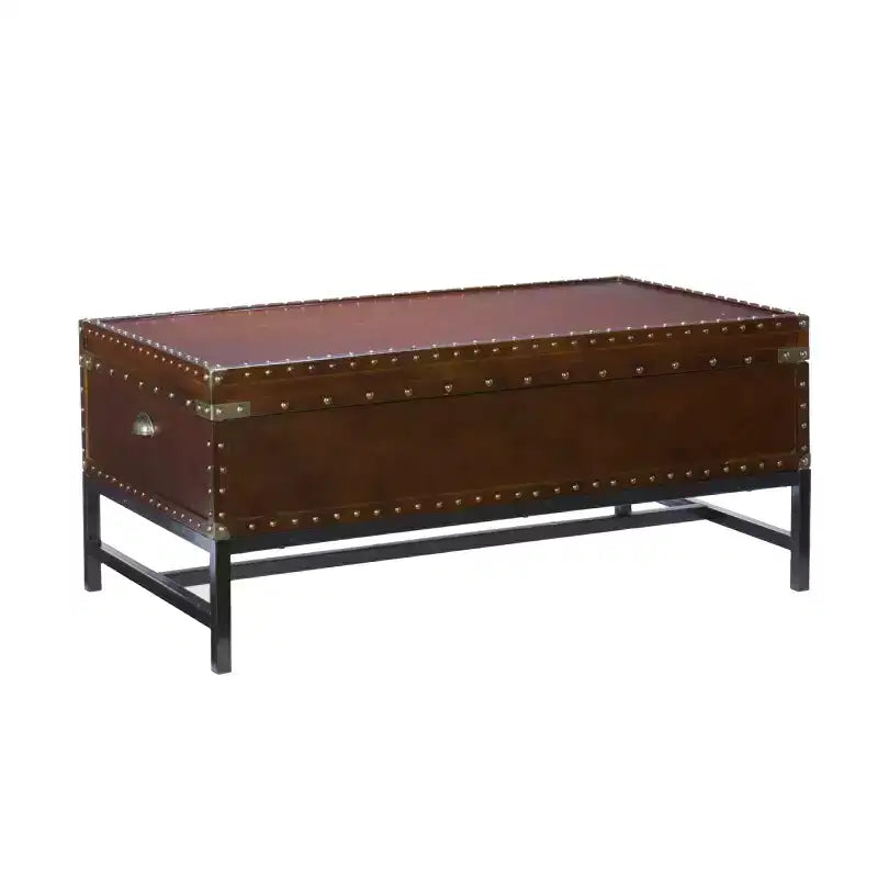 Table basse à cocktail Voyager – Marron – SEI