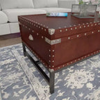Table basse à cocktail Voyager – Marron – SEI