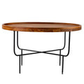 Marisdale Round Coffee Table - Natural - SEI