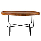 Marisdale Round Coffee Table - Natural - SEI
