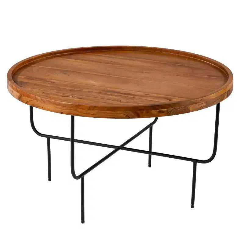 Table basse ronde Marisdale - Naturel - SEI