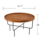 Table basse ronde Marisdale - Naturel - SEI