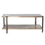 Thornsett Cocktail Table with Mirrored Top - Champagne - SEI
