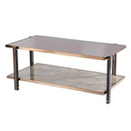 Table basse Thornsett avec plateau miroir – Champagne – SEI