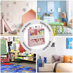 Organisateur de rangement pour jouets à 3 niveaux avec tiroirs et 4 compartiments – Étagère à livres pour enfants autoportante pour salle de jeux, chambre de bébé, maternelle