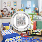 Organisateur de rangement pour jouets à 3 niveaux avec tiroirs et 4 compartiments – Étagère à livres pour enfants autoportante pour salle de jeux, chambre de bébé, maternelle