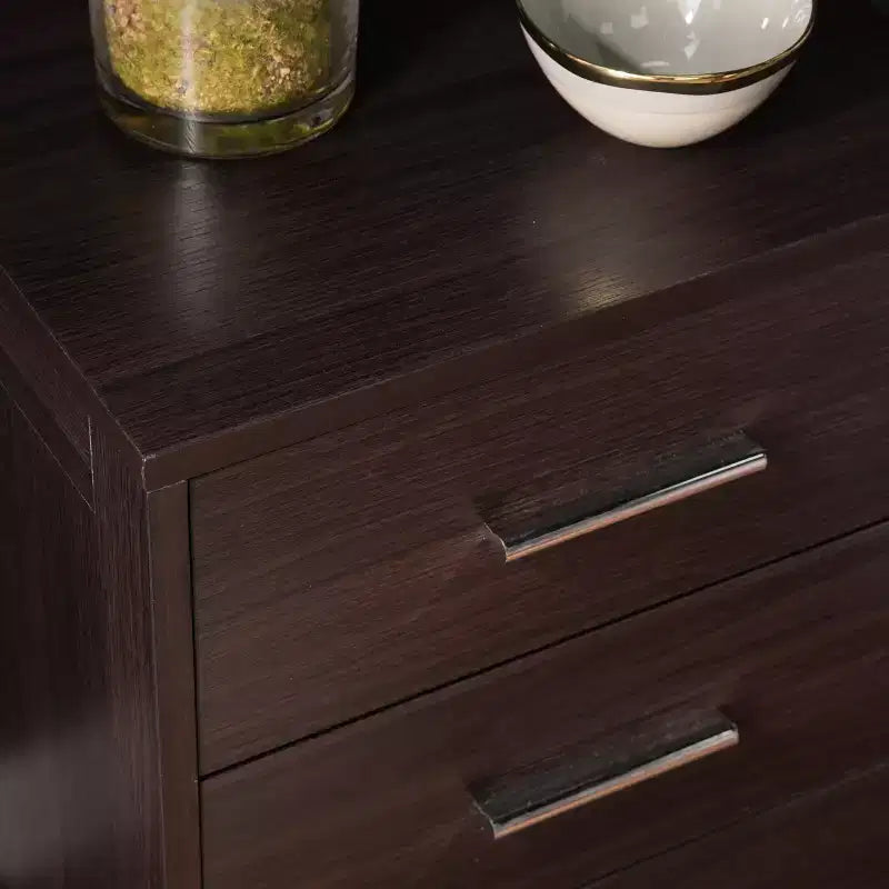 Table de chevet moderne Owen – Marron – SEI
