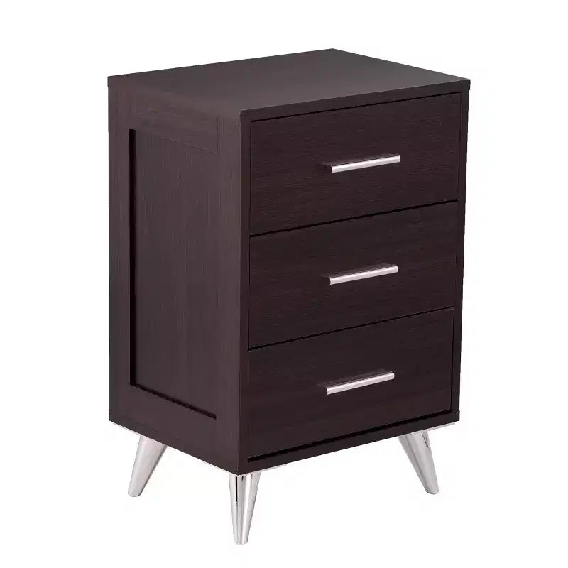 Table de chevet moderne Owen – Marron – SEI