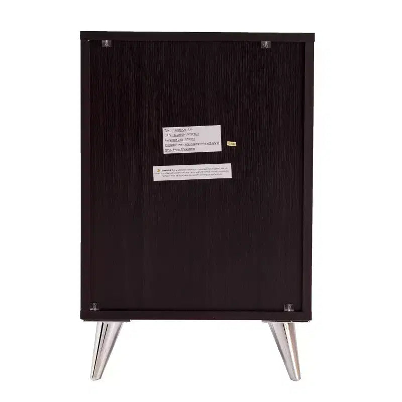 Table de chevet moderne Owen – Marron – SEI