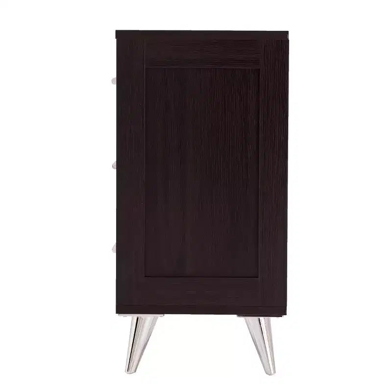 Table de chevet moderne Owen – Marron – SEI