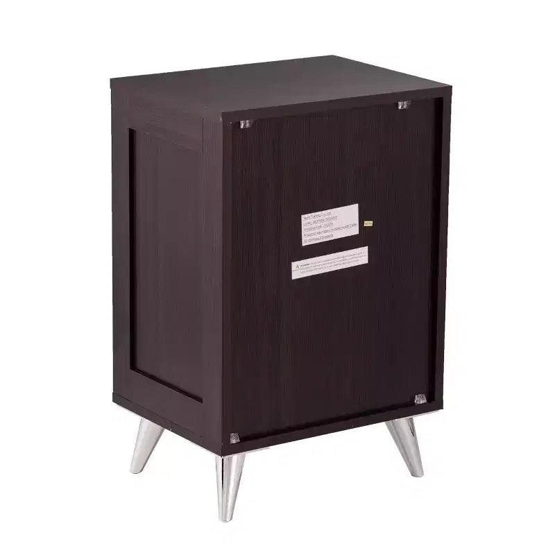 Table de chevet moderne Owen – Marron – SEI