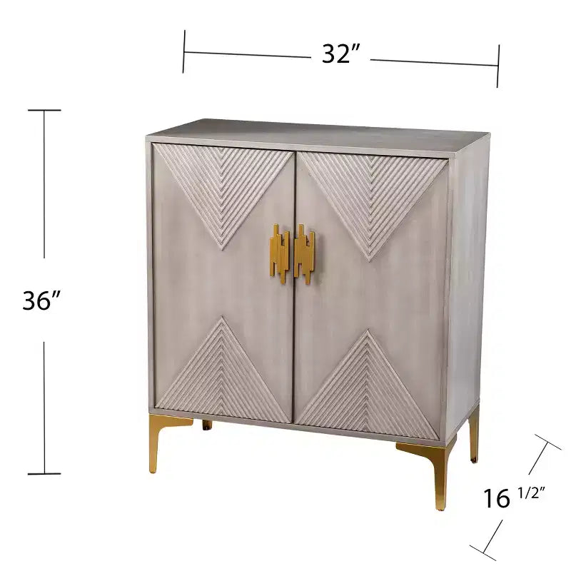Meuble de rangement moderne Lantara - Gris - SEI