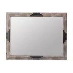 HomeRoots 28 Gray Framed Accent Mirror
