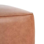 Christopher Knight Home Steve Ottoman carré d'appoint moderne rembourré