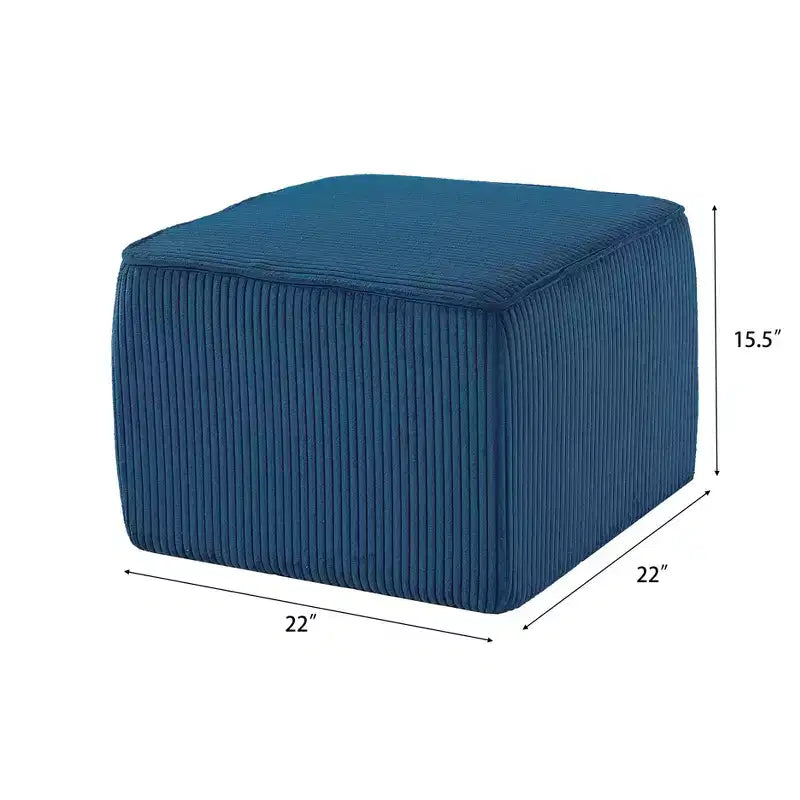 Christopher Knight Home Steve Ottoman carré d'appoint moderne rembourré