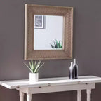 Miroir mural décoratif Dyerlane - Gris - SEI