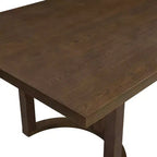 Ensemble de salle à manger moderne Christopher Knight Home Evat de 7 pièces en bois d'hévéa rembourré
