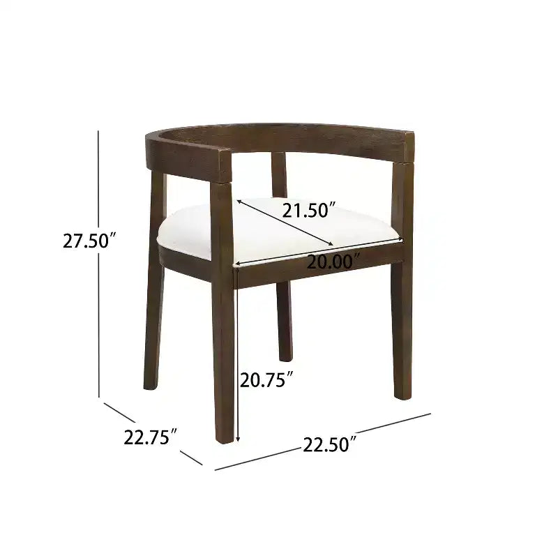 Ensemble de salle à manger moderne Christopher Knight Home Evat de 7 pièces en bois d'hévéa rembourré