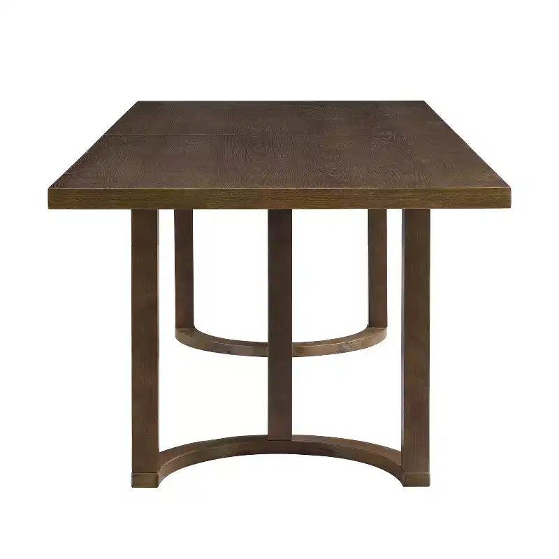 Ensemble de salle à manger moderne Christopher Knight Home Evat de 7 pièces en bois d'hévéa rembourré