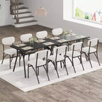 Ensemble de salle à manger 5 pièces pour petits espaces avec table rectangulaire, étagère de rangement intégrée, 4 chaises de luxe en velours, surface résistante aux rayures, peu encombrant