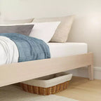 Cadre de lit Now Furniture King, lit plateforme en bois