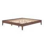 Cadre de lit Now Furniture King, lit plateforme en bois
