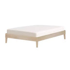 Cadre de lit double Now Furniture, lit plateforme en bois