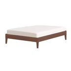 Cadre de lit double Now Furniture, lit plateforme en bois