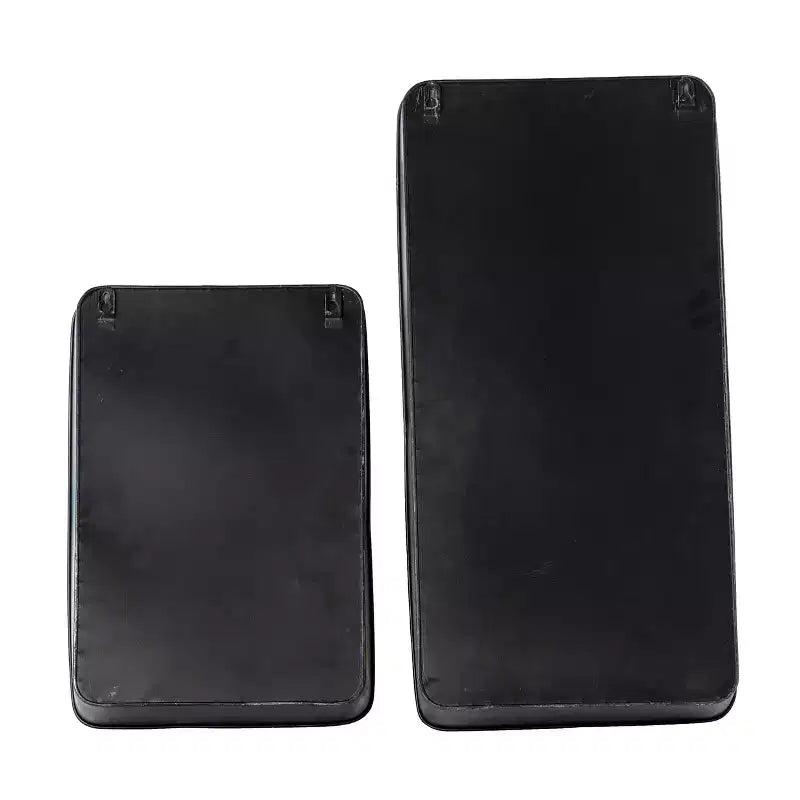 Miroirs décoratifs Amboros avec étagères-Ensemble de 2 pièces - Noir - SEI