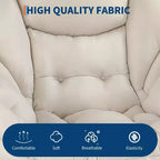 Fauteuil inclinable avec Ottomane, Fauteuil Inclinable Confortable et Moderne avec Poche Latérale, Repose-pieds Pliant
