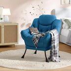 Fauteuil inclinable avec Ottomane, Fauteuil Inclinable Confortable et Moderne avec Poche Latérale, Repose-pieds Pliant