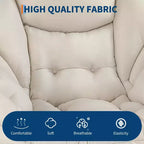 Fauteuil inclinable avec Ottomane, Fauteuil Inclinable Confortable et Moderne avec Poche Latérale, Repose-pieds Pliant