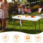 Table de camping pliante rectangulaire d'extérieur Karl Home