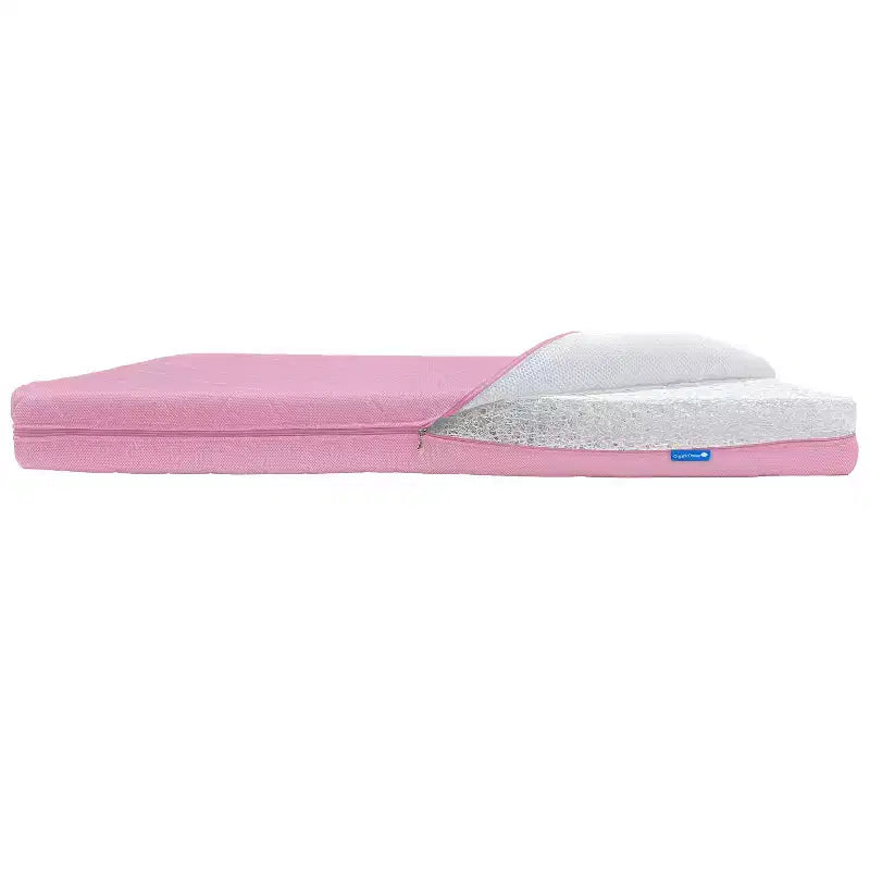 Matelas de mini-lit de bébé Organic Dream ComfortCloud rose