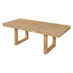 Ensemble table à manger extensible 7 pièces Merax avec 6 chaises à assise rembourrée