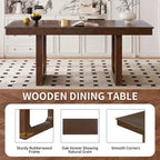 Ensemble table à manger extensible 7 pièces Merax avec 6 chaises à assise rembourrée
