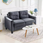 MAYEERTY Velvet Two Seater Sofa Comfortable for Living Room Small Space