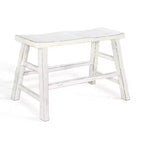 Banc hauteur comptoir Royal Hampton de 33 po de large | Pieds en tréteaux avec repose-pieds | Bois d'acajou