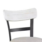 Tabouret de comptoir pivotant Royal Hampton 24,5 po | Clous décoratifs | Dossier incurvé
