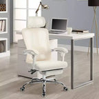 Chaise de bureau ergonomique en maille, chaise de bureau à domicile avec appui-tête et dossier réglables, support lombaire confortable avec roulettes pivotantes à 360°