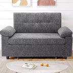 Dyonery hree-in-one convertible sofa bed, pull-out sofa with adjustable backrest, side pockets, apartment, tool-free assembly