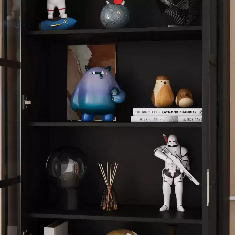 Étagère Famapy – Rangement élégant et polyvalent – Vitrine pour vos trésors littéraires et objets décoratifs