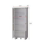 Étagère Famapy – Rangement élégant et polyvalent – Vitrine pour vos trésors littéraires et objets décoratifs