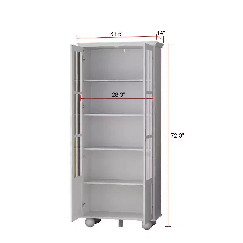 Étagère Famapy – Rangement élégant et polyvalent – Vitrine pour vos trésors littéraires et objets décoratifs