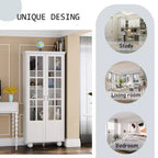 Étagère Famapy – Rangement élégant et polyvalent – Vitrine pour vos trésors littéraires et objets décoratifs
