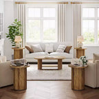 Table d'appoint ronde Lantine, Table d'appoint circulaire industrielle