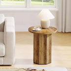 Table d'appoint ronde Lantine, Table d'appoint circulaire industrielle